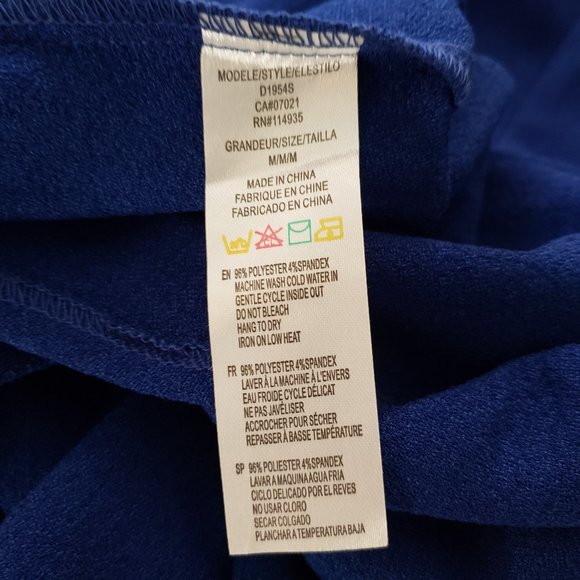 Navy blue flare dress - Picture 4 of 4